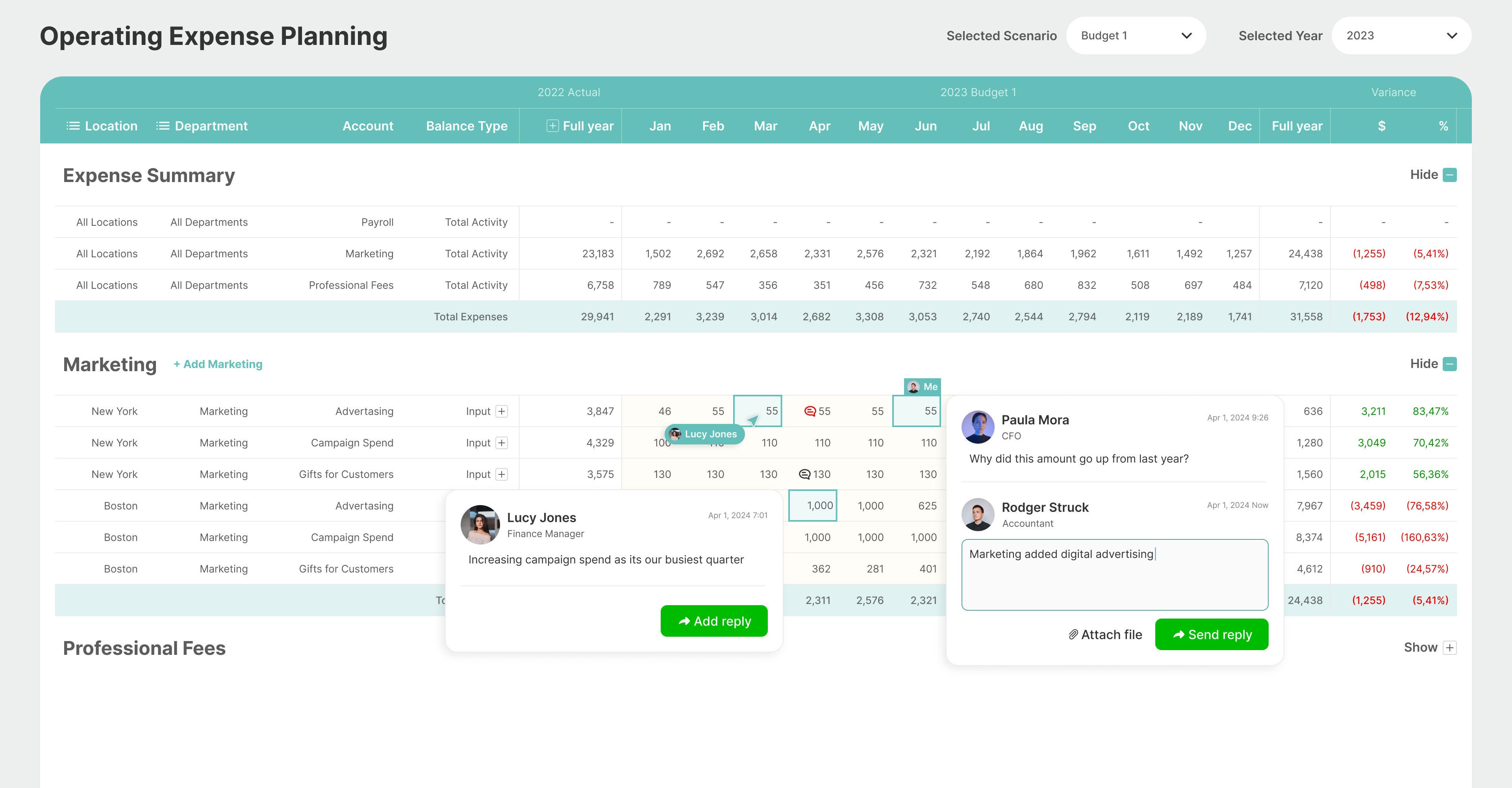 Opex SS Comment Collaboration