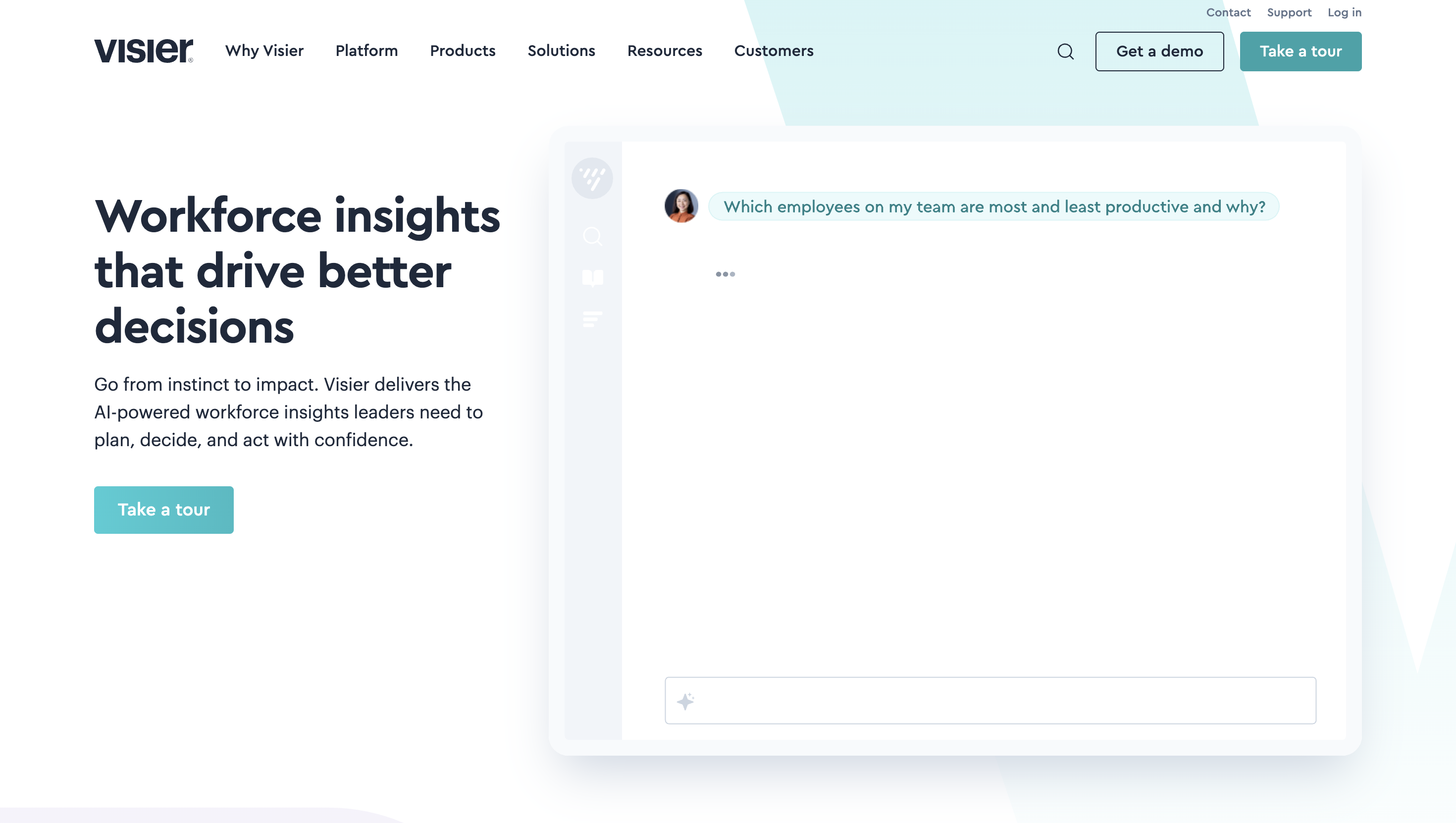 Visier Homepage