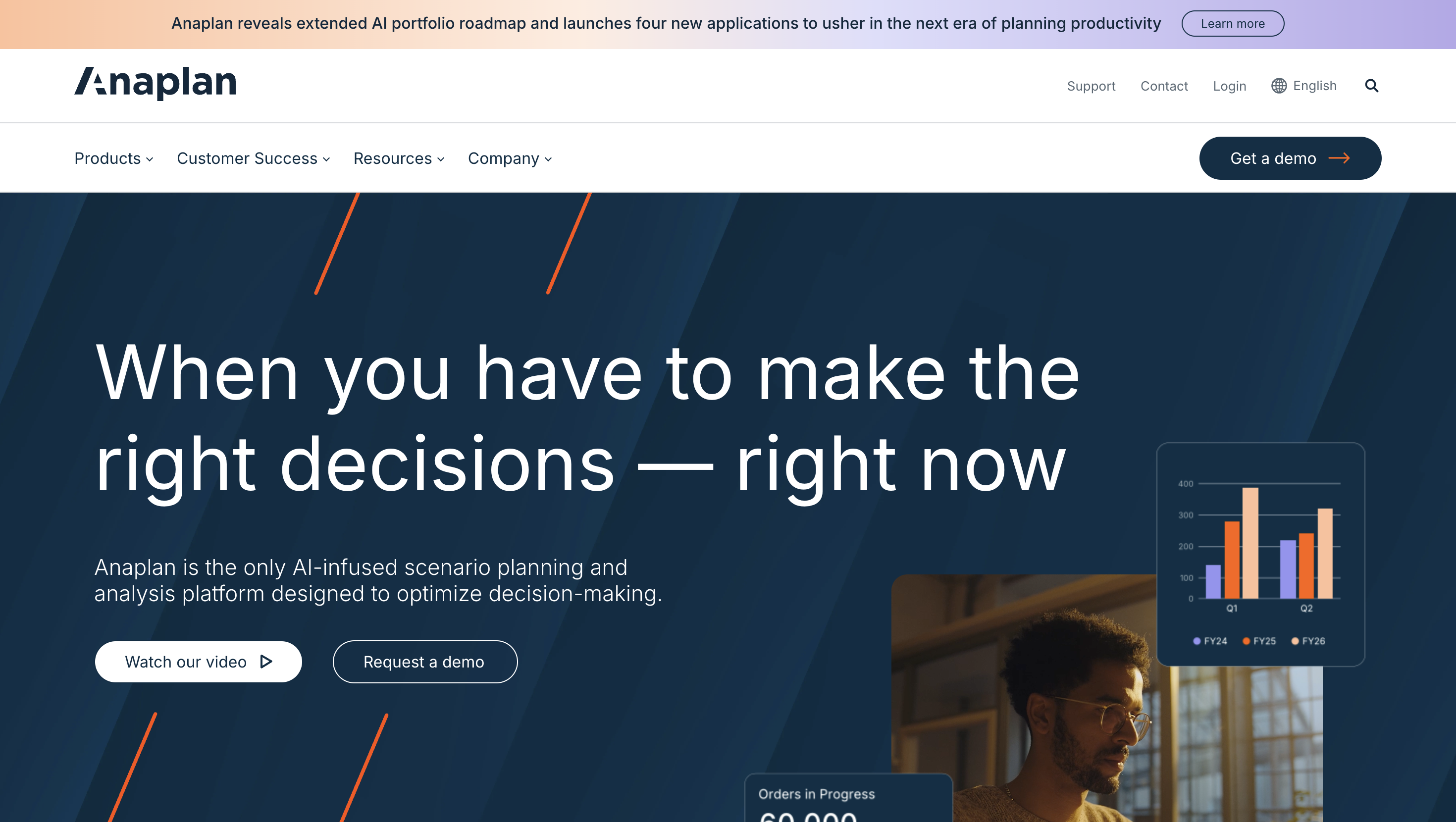Anaplan Homepage