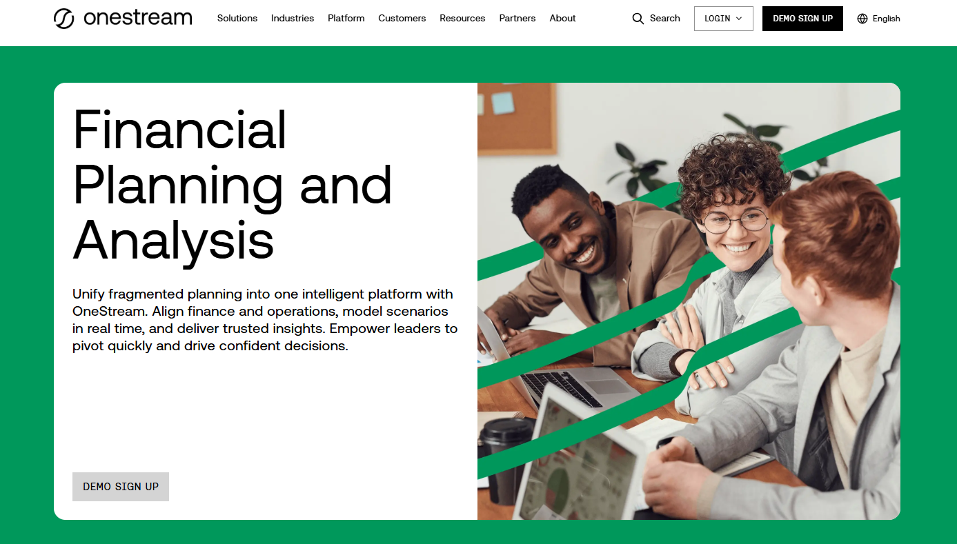 OneStream for comprehensive financial planning