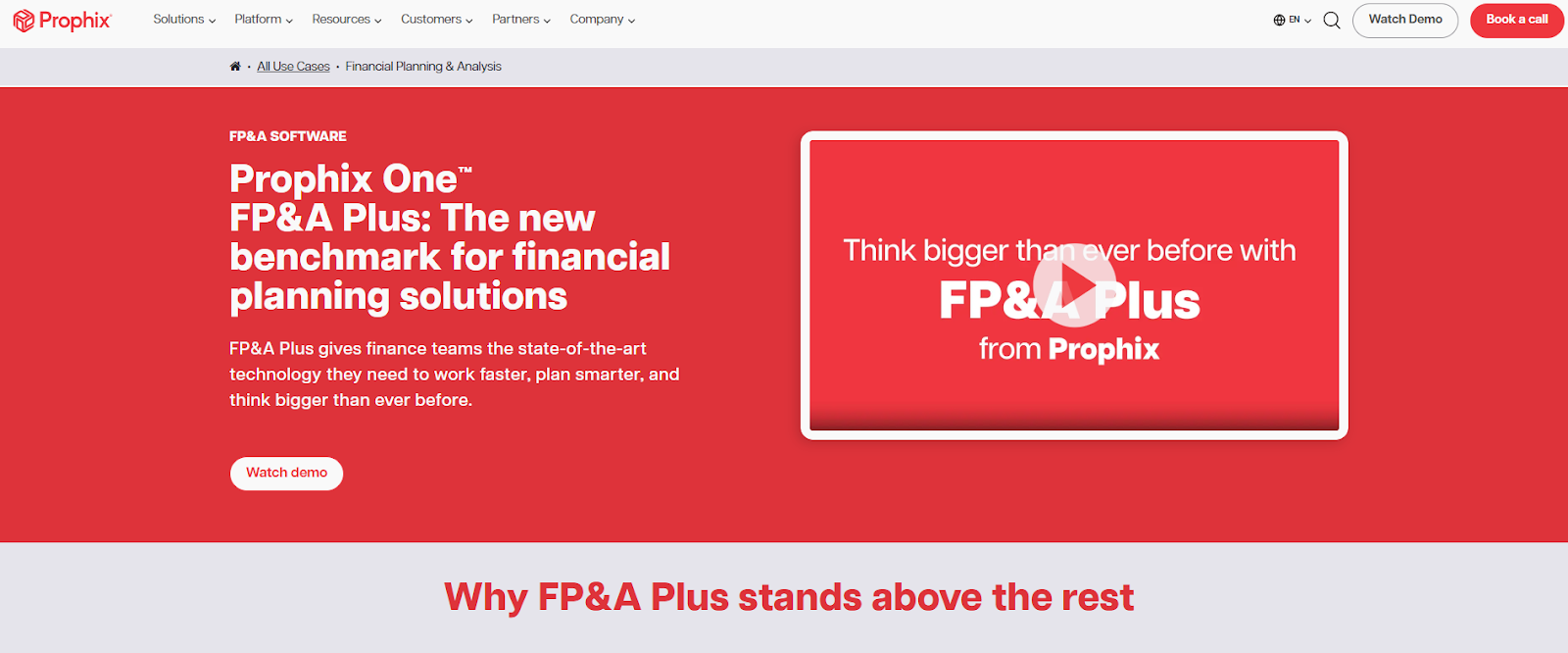 Prophix for corporate performance management