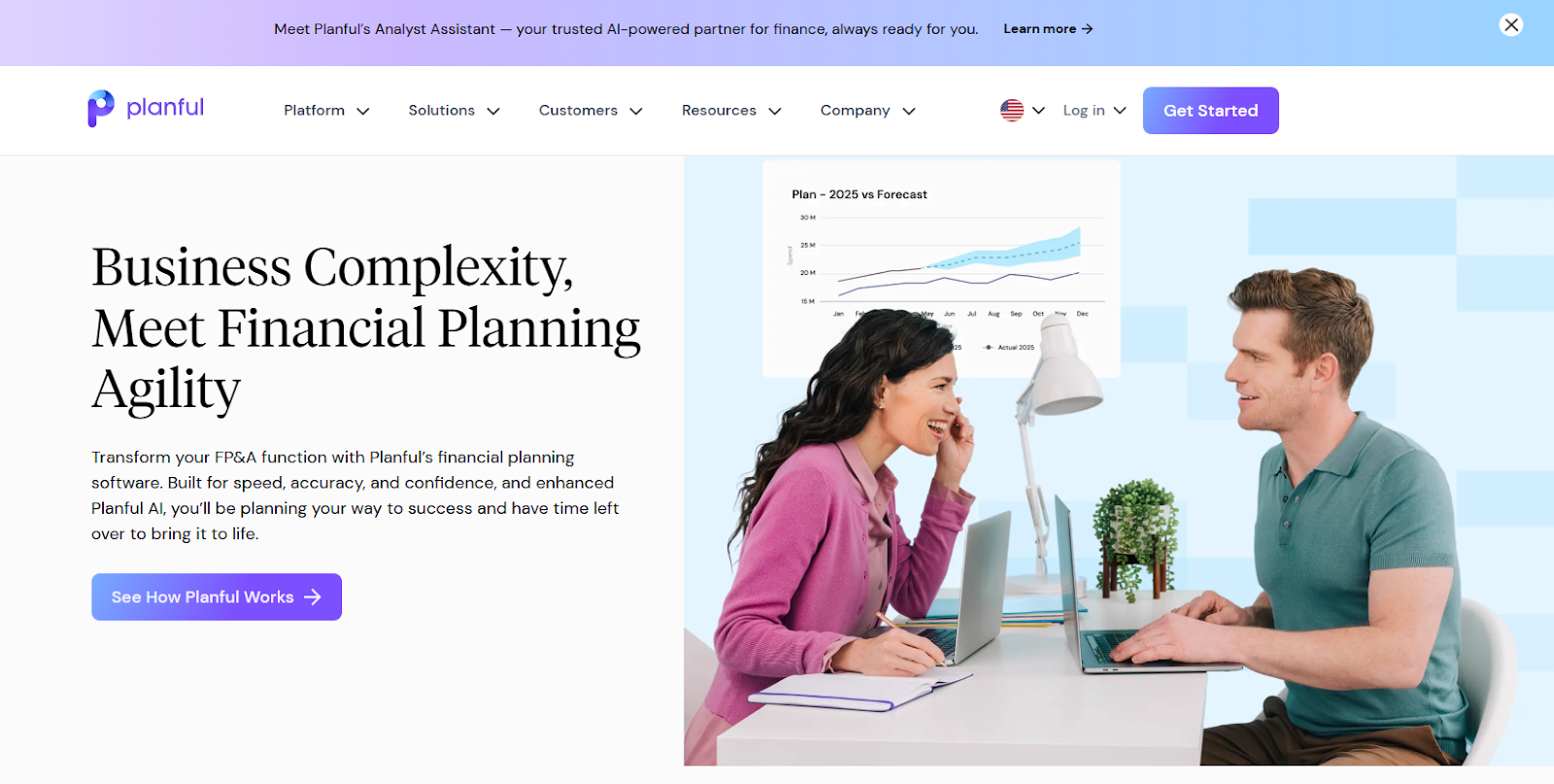 Planful financial planning tool