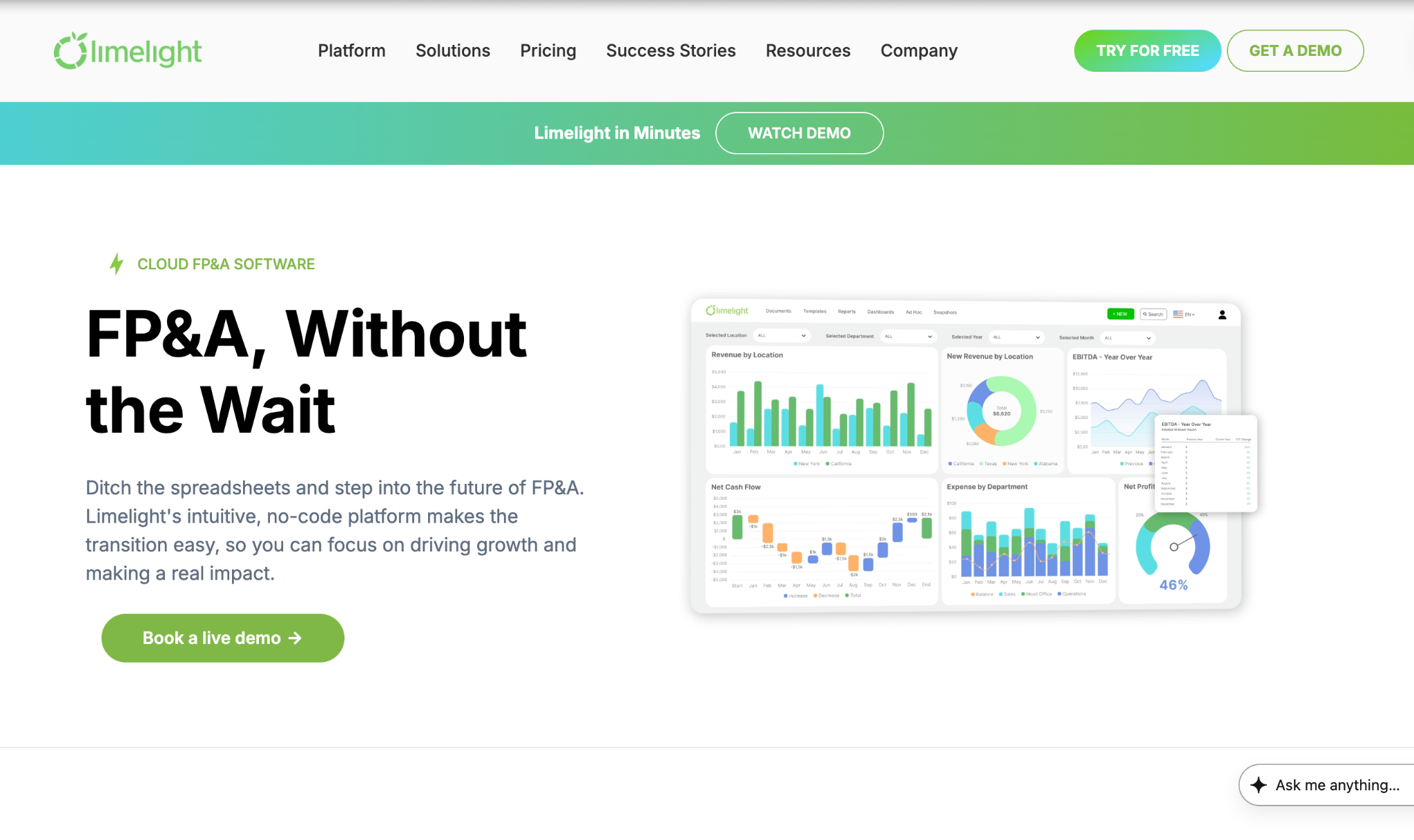 Limelight Homepage