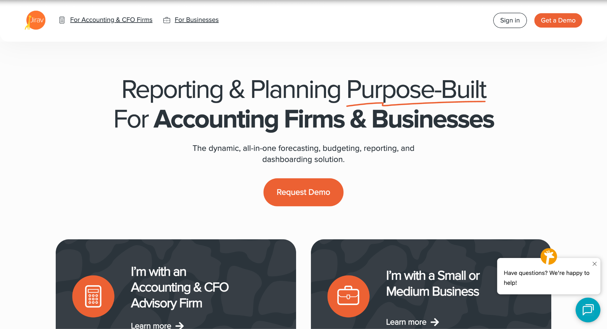 Jirav Homepage