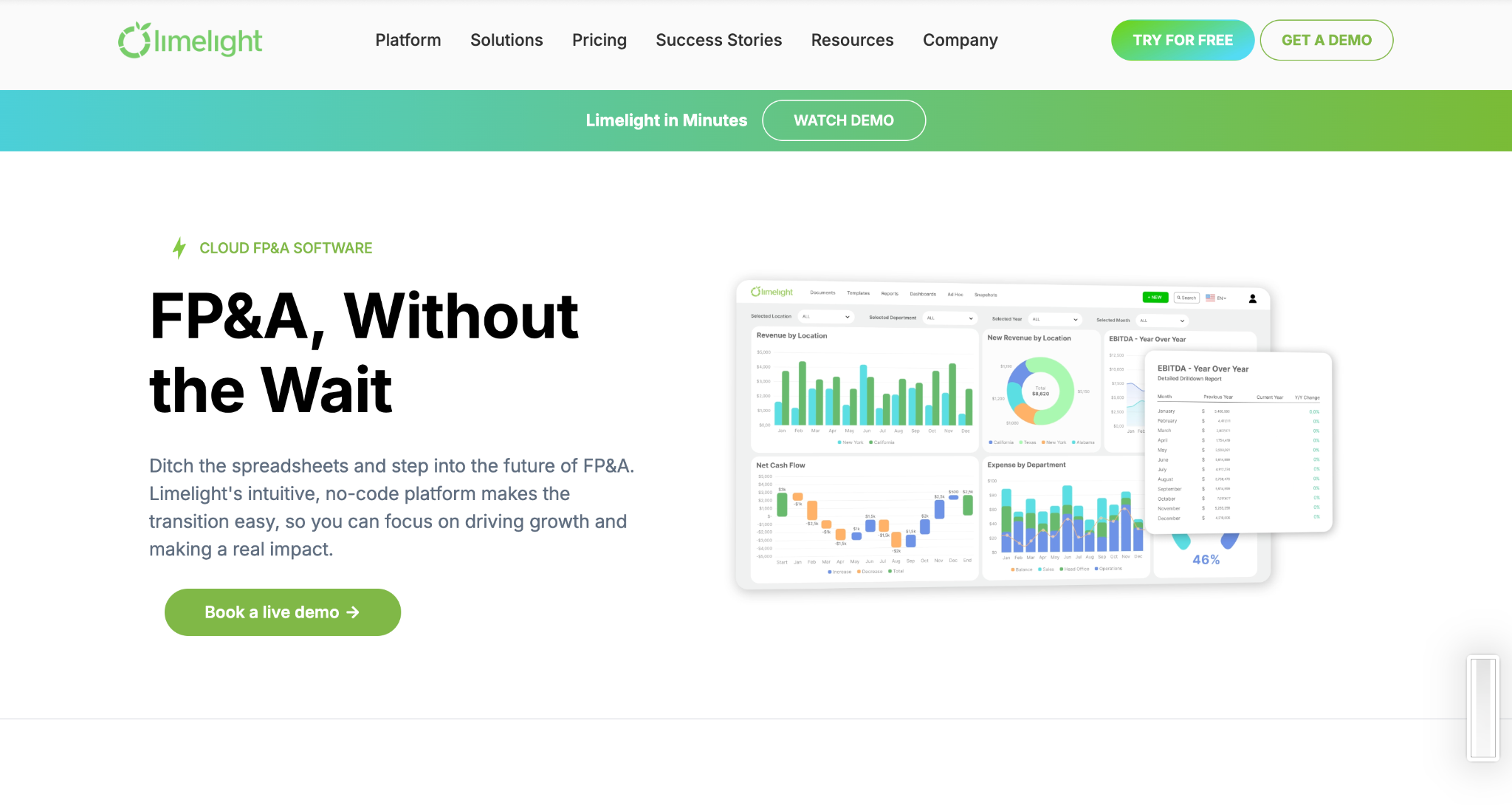 Limelight Homepage
