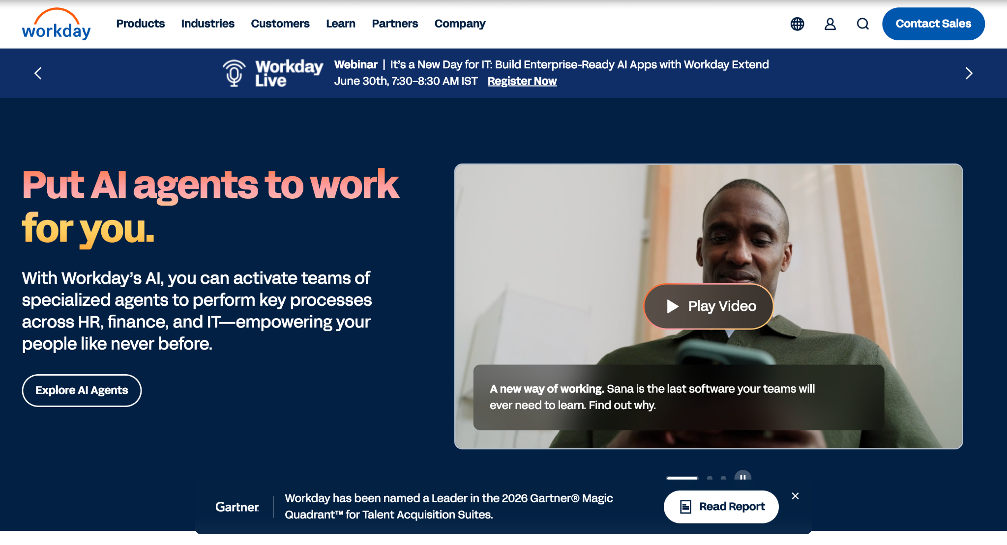 Workday Adaptive Planning Homepage