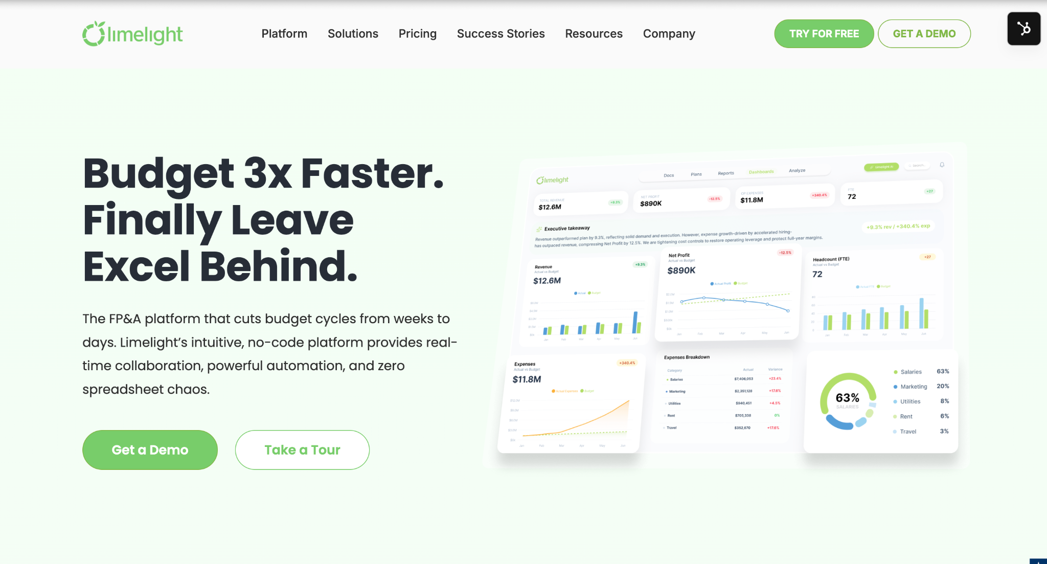 Limelight Homepage