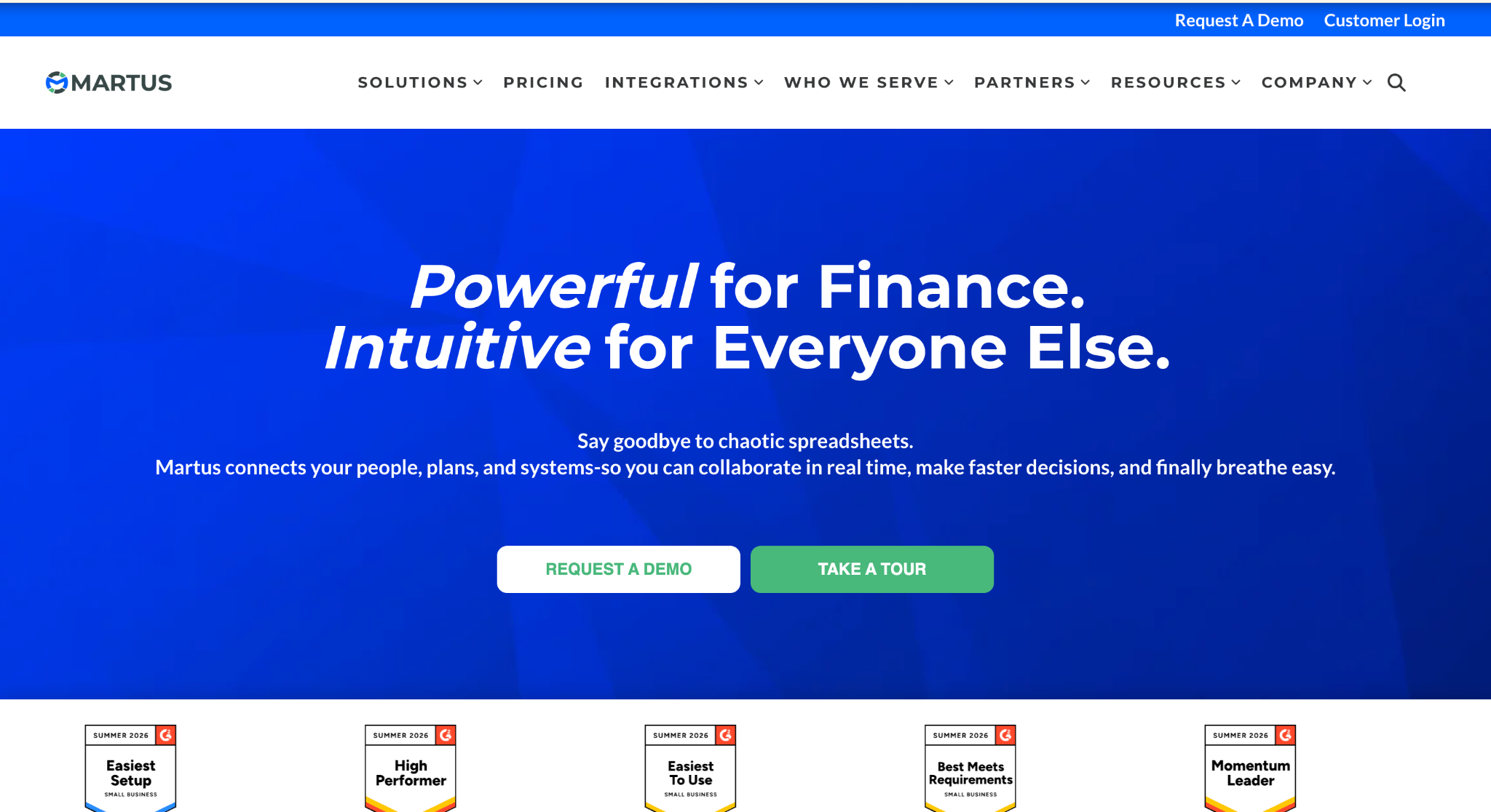 Martus Solutions Homepage