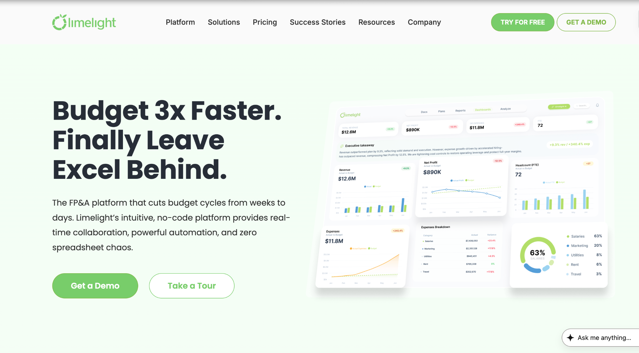 Limelight Homepage