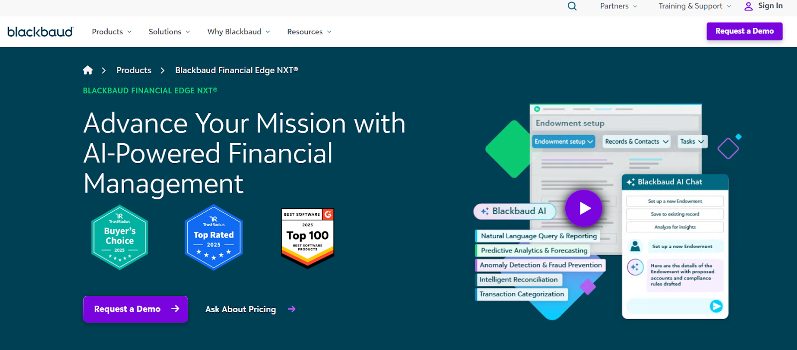 Blackbaud Financial Edge NXT accounting software