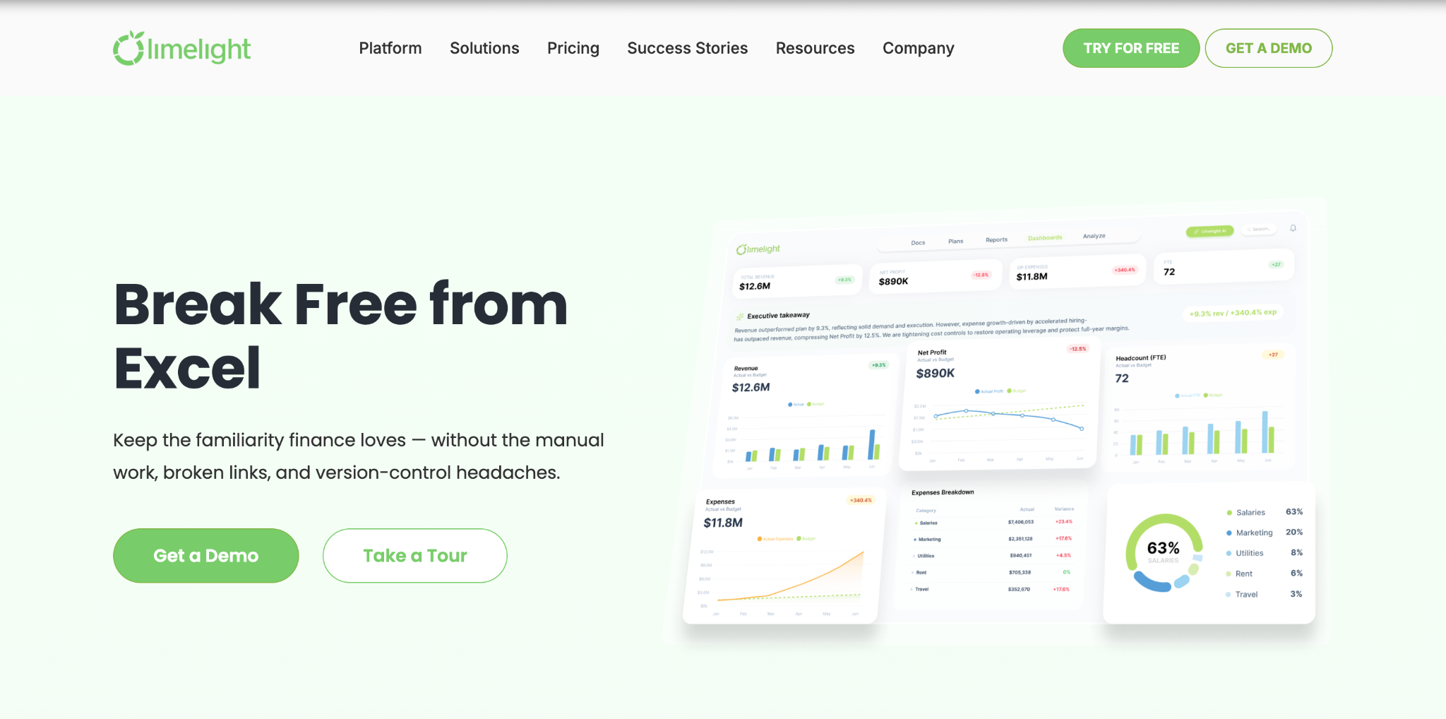 Limelight Homepage
