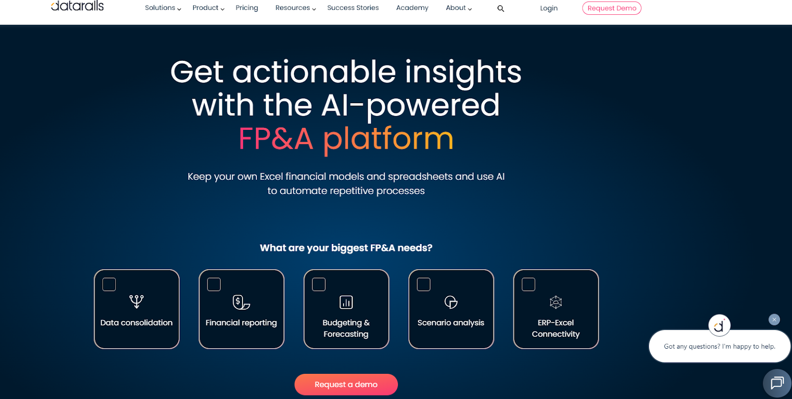 Datarails, FP&A platform