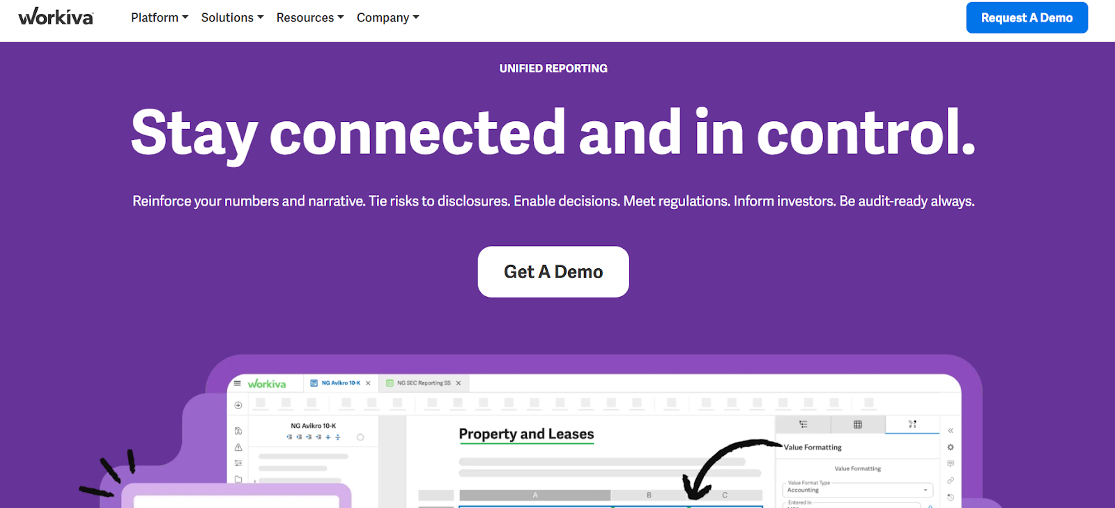 Workviva financial reporting tool